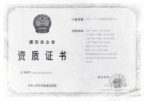 建筑企业资质证书维护的几点注意事项